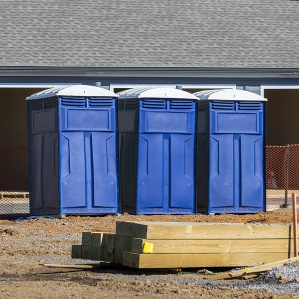 how can i report damages or issues with the portable restrooms during my rental period in Wilroads Gardens KS